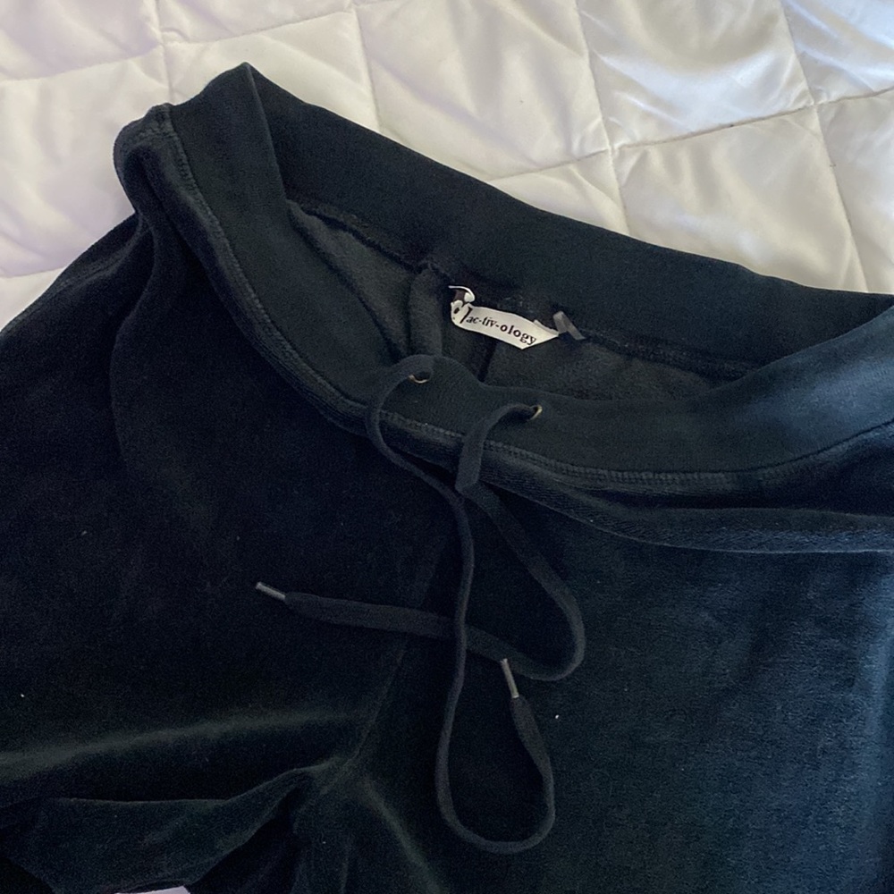 black velvet pants